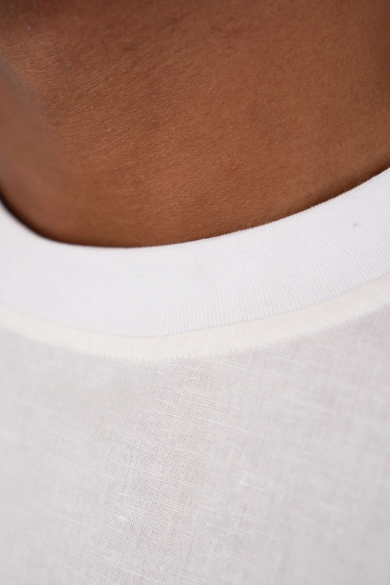 Hør T-shirt Hvid | Skagen-clothing.dk